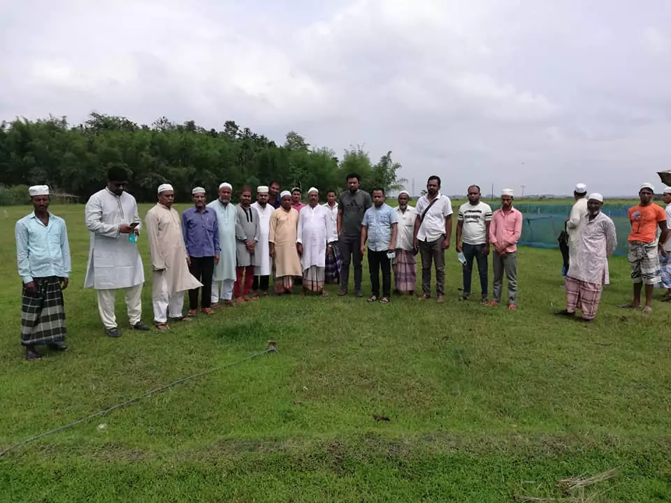 চিকনাগুল ইউনিয়ন স্বাস্থ্য ও পরিবার কল্যাণ কেন্দ্র এর জন্য জমি পরিদর্শন