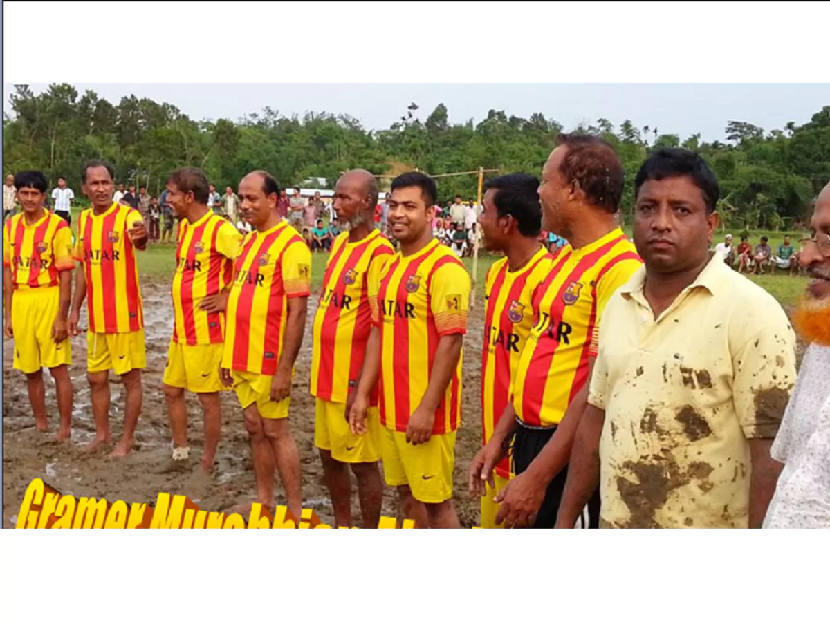 উমনপুর গ্রামে সাবেক ফুটবল খেলোয়াড়